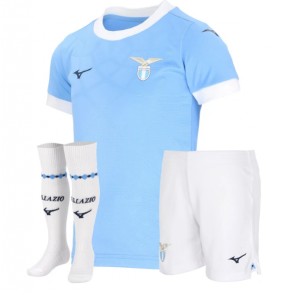 Lazio Hjemmebanetrøje Børn 2025-26 Kortærmet (+ Korte bukser)